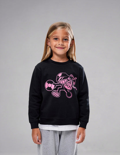 Kids DCT Sweatshirt - Black / Pink