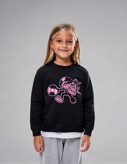 Kids DCT Sweatshirt - Black / Pink