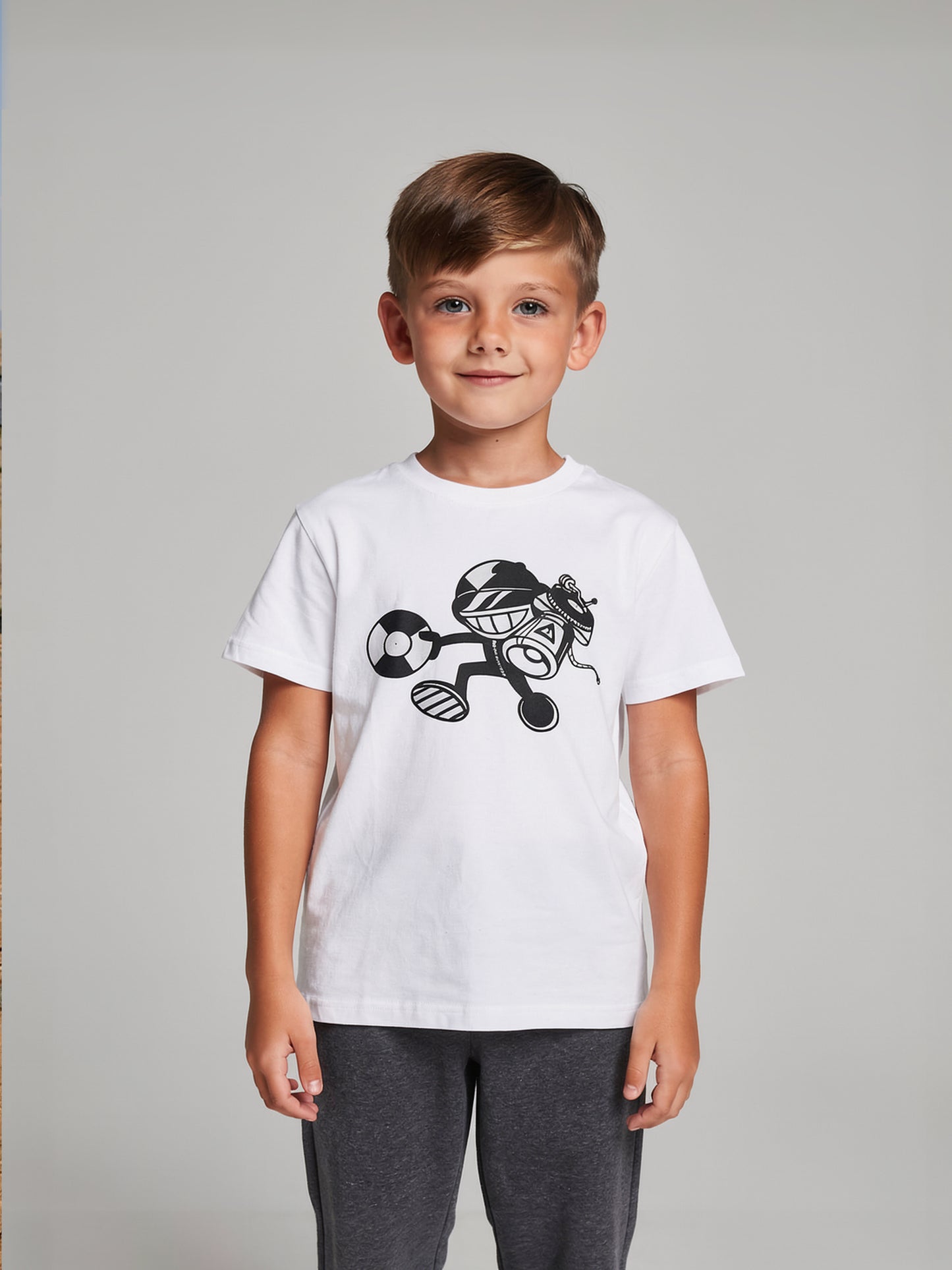 Kids T-shiprt DCT Guy white / black