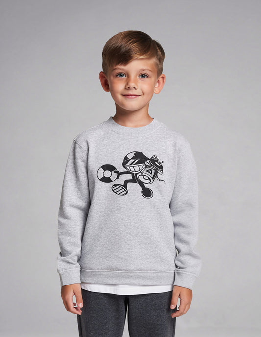 Kids DCT Sweatshirt - Grey / Black